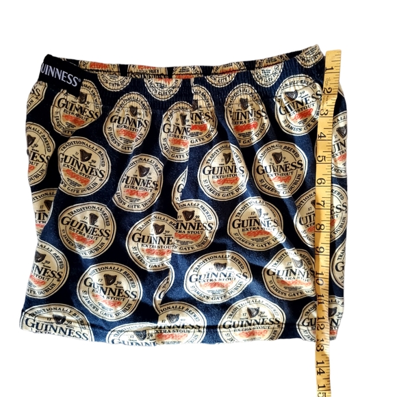 Guinness Irish Stout Boxer Shorts. 100% Cotton. Small w/button fly Unisex - Picture 3 of 7